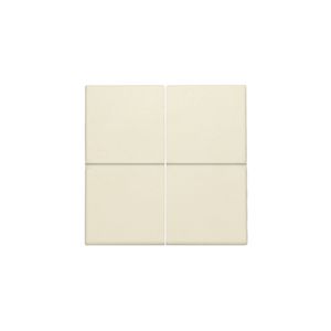 Afwerkingsset 4-voudig elektr. schakelaar/drukknop cream