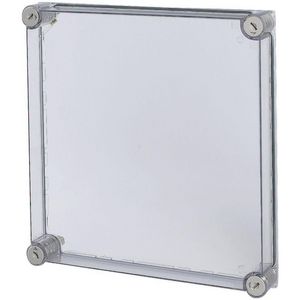 Deksel CI HxBxD=375x375x50mm transparant