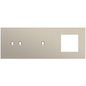 Afdekplaat 3-voud horiz. 71mm centerafst. 166-57721