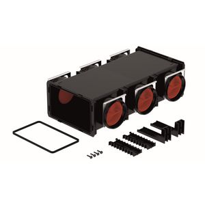 ComfoCube Flex luchtverdeelunit aansluitingen 6x Ø90mm