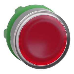 red flush illumiated pushbutton head integRALLED cp grey