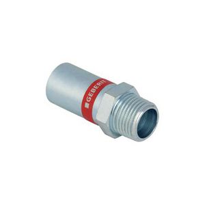 Insteekstuk MAPRESS C-STAAL spie-einde 15x1/2"bt.dr.