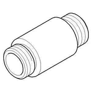 Nippel 26x55mm Champagne (22kt Goud)