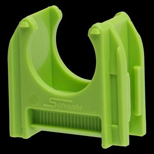 Kunststof buisklm halvrij diam 3/4/18,5-19,5mm groen VVE=200