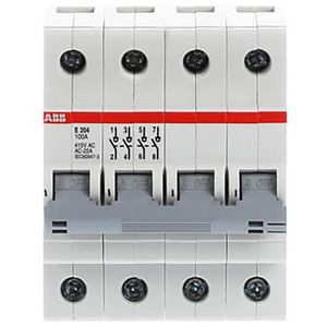Schakelaar E200 4P 100A grijs