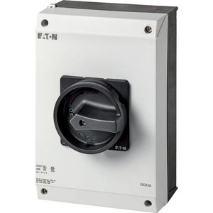 Hoofdschakelaar 3-polig +1MC+1VC 100A HOLD-functie opbouw UL/