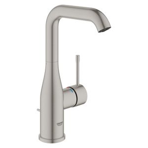 Essence L-size wastafelmengkraan supersteel (rvs look) hoog incl. waste