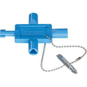 Multikey voor Dubbelbaard Sleuf 3 en 4 kant 8mm