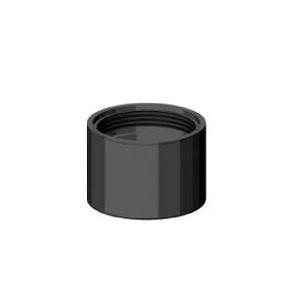 Beluchter mouw 25x17mm chr