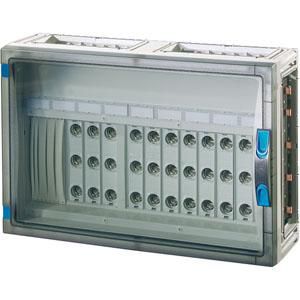 Zekeringsk. 11x63A D02 3p BM2 wand Open Rail 250A 5 polig