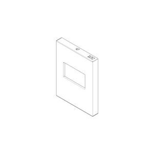 Rozet v. regendouche 78x60x8,5mm Champagne (22kt Goud)