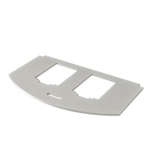 Montageplaat GES R2 2x Type B rvs A2 1.4301
