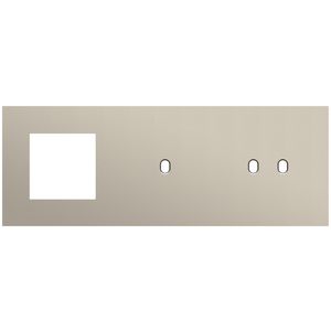 Afdekplaat 3-voud horiz. 71mm centerafst. 166-57720