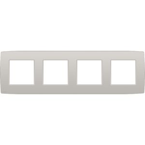 4-voudig afdekplaat hoh 71mm Original light gre
