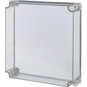 Deksel CI HxBxD=375x375x100mm transparant