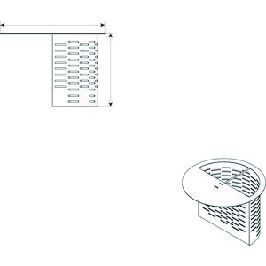 EG400 Vuilemmer t.b.v. zijuitlaat 05791