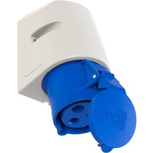 CEE wandcontactdoos stekker 3P 32A 230V IP44 blauw VVE=5