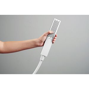 Pulsify E staafhanddouche 100 1 straalsoort EcoSmart mat wit