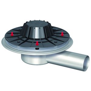 GM-X 1-delig afvoerput zijuitlaat DN70