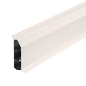 Lengte a 2m. Plintgoot SL-L Set 20x70 Dichtl. 9001 creme wit