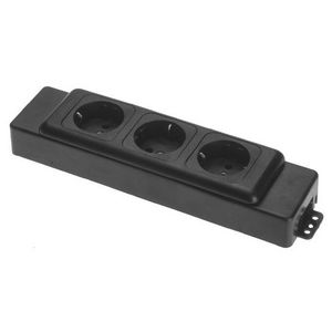Contactdooscombinatie Netbox 3x230v 45° Kinderbev. GST18/3