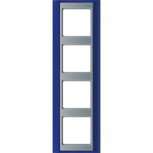 Afdekraam blauw-alu. 4-voudig A-plus VVE=10