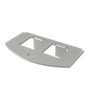 Montageplaat GES R2 2x Type F rvs A2 1.4301