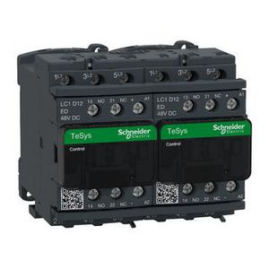 Omkeercont. 12A 3M/HCM+V Mechanisch verg. -Stuurspannin D