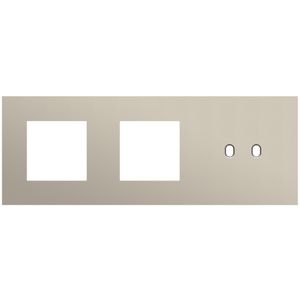 Afdekplaat 3-voud horiz. 71mm centerafst. 166-57708