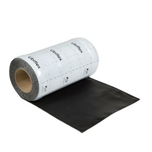 Rol a 5mtr. UBIFLEX FINIO loodvervanger 300mm zelfklevend zwart