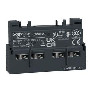 Hulpcontactblok 2NO Voorzijde Schroef TeSys GV2/3 VVE=10