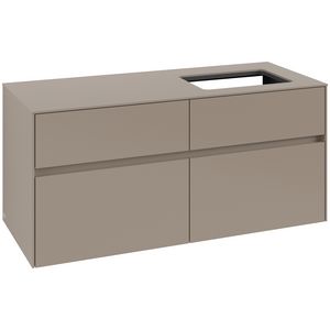 Wastafelonderkast Collaro 1200x548x500mm Taupe C11400VM