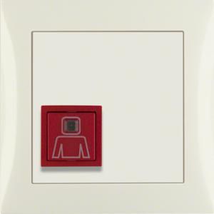 Noodoproepsysteem oproeptoets berker S.1/B.3/B.7 wit glans