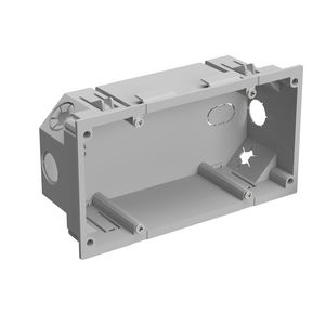 Montagedoos wandgoot inbouw dubbel VVE=10