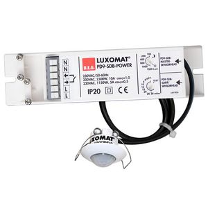 Aanwezigheidsmelder 360gr. IB wit IP65 10m 1Kanaal