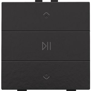 Enkelvoudige audiobediening leds Home Control pianoblac
