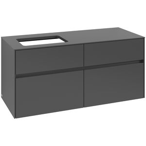 Wastafelonderkast Collaro 1200x548x500mm Graphite C113B0VR