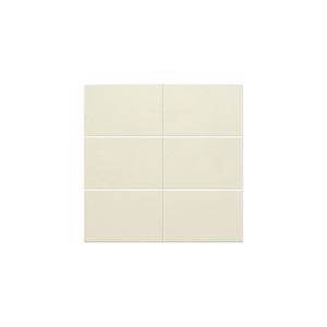 Afwerkingsset 6-voudige pot.vrij knop 24V cream