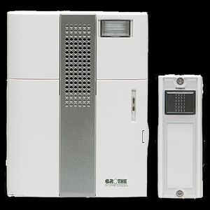 Draadloze gong beldrukker/zender reikwijdte 500m. 714252