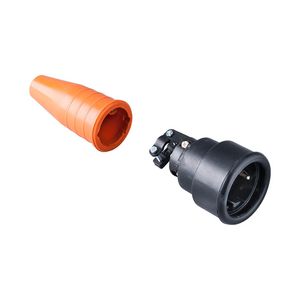 Volrubber koppelcontactstop 16A 250V randaarde greep VVE=100