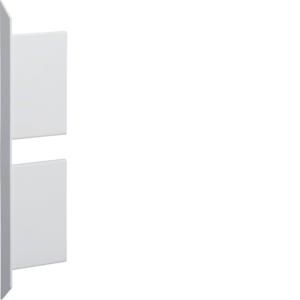 Wandgootsysteem BKIS dubbel eindstuk 12,5mm gipsplaat vwit