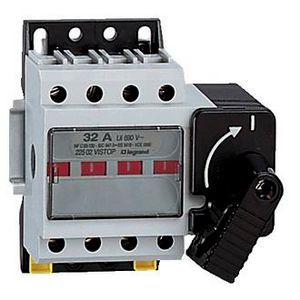 Lastscheider 32A 2-polig frontbediening Vistop