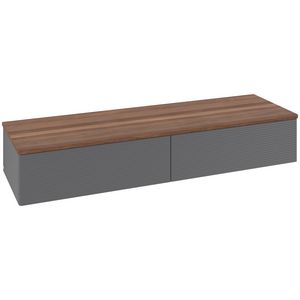 Sideboard Antao 1600x268x500mm Antr. Matt Lacquer L42102GK