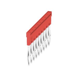 Dwarsverbinder (terminal) Plugged rood 24 A p: 9 Pi VVE=20