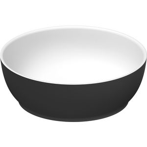 SIVIDA #266002 opzetwaskom buitenzijde donkergrijs mat binnenzijde wit mat 300mm