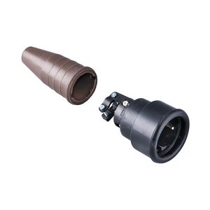 Volrubber koppelcontactstop 16A 250V penaarde greep VVE=100