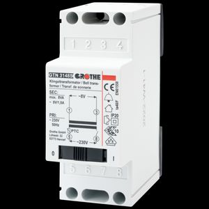 Beltrafo 8Vac voor kortstondige belasting afschakelbaar