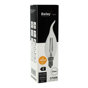 LED-lamp C35 Cosy CL FIL E14 3W 32W 350lm 827 helder