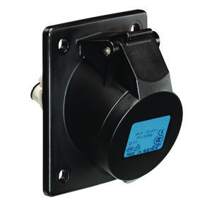 Flenscontactdoos CEE schuin 20° IP44 16A 3P 230V bl VVE=10