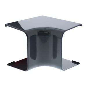 Binnenbocht kort 90° 125X75mm antraciet grijs PVC RAL7016